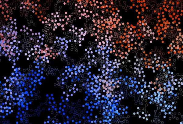 Σκούρο Μπλε Κόκκινο Διανυσματικό Πρότυπο Τεχνητή Νοημοσύνη Δομή Λαμπερή Απεικόνιση — Διανυσματικό Αρχείο