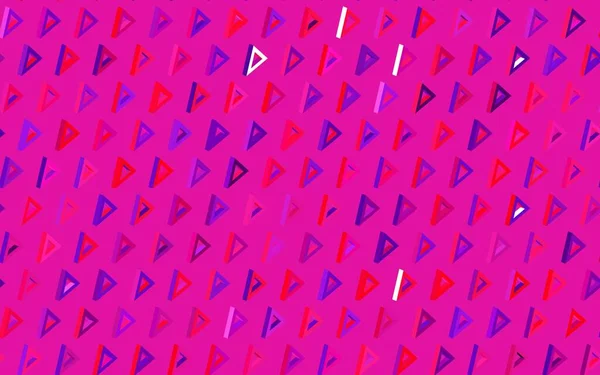 Темно Фиолетовая Розовая Векторная Раскладка Линиями Треугольниками Абстрактная Градиентная Иллюстрация — стоковый вектор