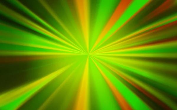 Verde Chiaro Vettore Giallo Modello Luminoso Astratto Illustrazione Astratta Colorata — Vettoriale Stock