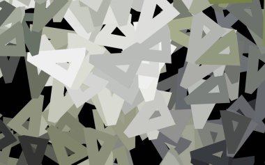 Koyu gri vektör arka planı, çokgen tarzda. Renkli üçgenli modern soyut illüstrasyon. Kartvizitiniz için modern tasarım.