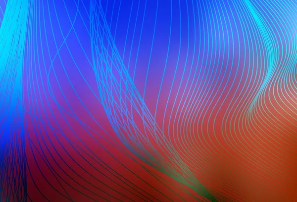 Hellblauer Roter Vektor Glänzend Abstrakter Hintergrund Eine Elegante Helle Illustration — Stockvektor