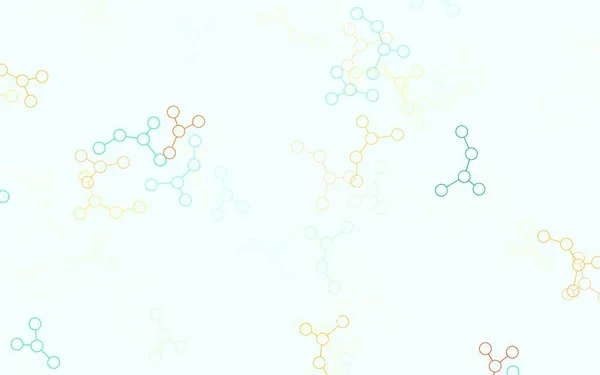 Fond Vectoriel Multicolore Clair Avec Des Formes Intelligence Artificielle Design — Image vectorielle