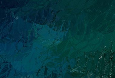 Koyu mavi, soyut şekilli yeşil vektör arkaplan. Soyut gradyan şekilli basit renkli çizimler. İşiniz için en iyi akıllı tasarım.