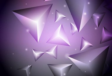 Koyu Mor, pembe vektör arkaplan, çizgiler, üçgenler. Soyut arkaplanda renkli eğimli üçgenler. İşiniz için en iyi akıllı tasarım.