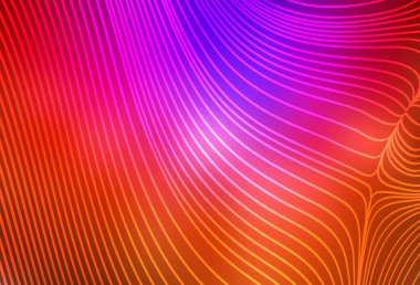 Koyu pembe, düz çizgileri olan kırmızı vektör düzeni. Bulanık arkaplanda gradyanı olan çizgiler. İş ilanınız için akıllı tasarım.