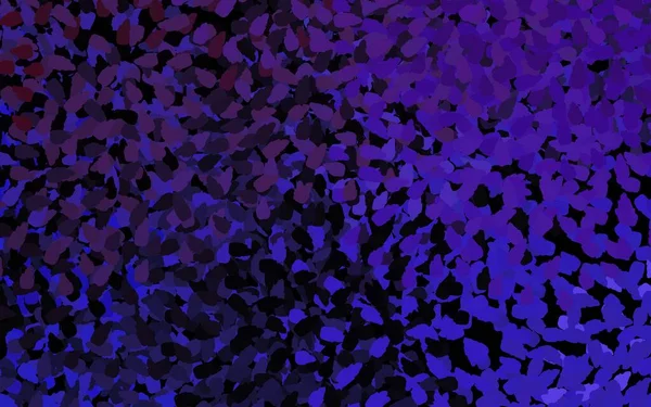 Plantilla Vectorial Dark Purple Con Formas Caóticas Ilustración Abstracta Moderna — Vector de stock