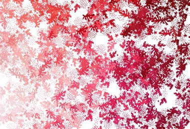 Kaotik şekilli açık kırmızı vektör şablonu. Soyut gradyan şekilli basit renkli çizimler. Web siteniz için basit tasarım.