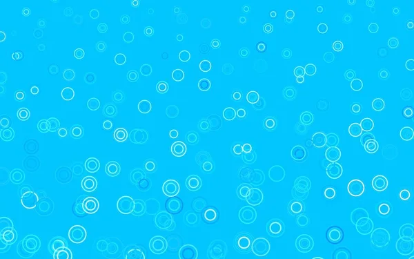 Modèle Vectoriel Bleu Clair Avec Cercles Illustration Abstraite Moderne Avec — Image vectorielle