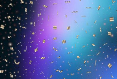 Koyu pembe, tatil tarzında mavi vektör arkaplan. Noel tarzında renkli bir tasarım ve eğilim. Reklamlar, posterler, kitap afişleri için desen.