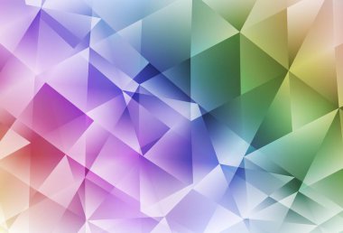 Işık çok renkli vektör poligonal arka plan. Üçgenler ile modern soyut resim. Tamamen yeni bir tasarım sizin broşürü.