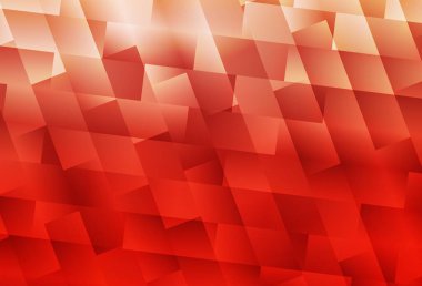 Açık kırmızı vektör deseni kare biçiminde. Dikdörtgenleri ve kareleri olan güzel bir çizim. İş ilanınız için akıllı tasarım.