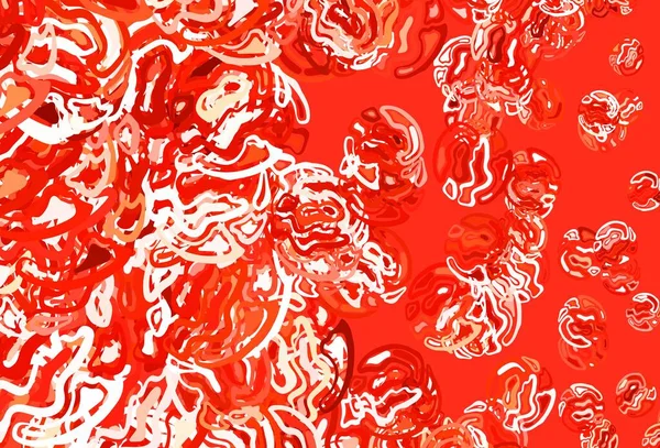 Світло Червоний Векторний Шаблон Хаотичними Формами Ілюстрація Барвистими Градієнтними Формами — стоковий вектор