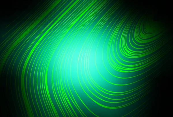 Темно Зелений Вектор Розмиває Яскравий Шаблон Блискуча Абстрактна Ілюстрація Градієнтним — стоковий вектор