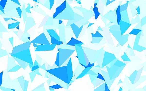 Světelný Vektorový Vzor Blue Polygonálním Stylem Abstraktní Gradient Ilustrace Trojúhelníky — Stockový vektor