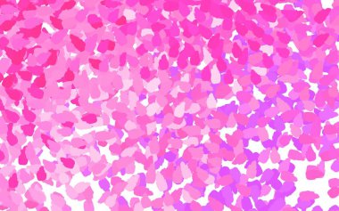 Soyut şekilli açık pembe vektör arkaplanı. Rastgele şekillerle soyut tarzda dekoratif tasarım. İşiniz için en iyi akıllı tasarım.