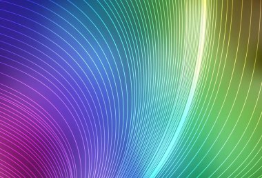 Düz çizgileri olan çok renkli ışık vektör düzeni. Renkli çubuklarla, soyut çizimler. Reklamınız, posteriniz, afişiniz için en iyi tasarım.