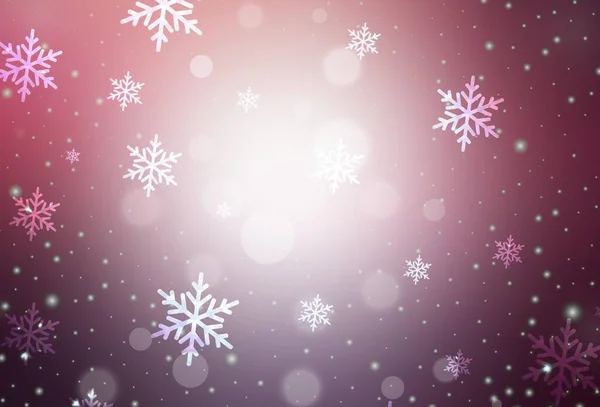 Dark Purple Pink Vector Background Стилі Xmas Розумна Ілюстрація Різдвяними — стоковий вектор
