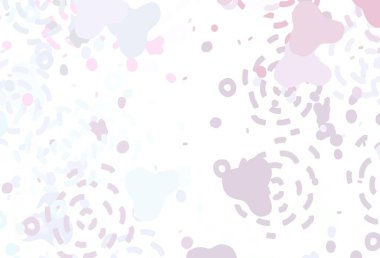 Açık pembe, soyut şekilli sarı vektör dokusu. Soyut gradyan şekilli basit renkli çizimler. Kartvizitiniz için modern tasarım.