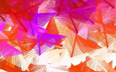 Açık pembe, soyut şekilli kırmızı vektör arkaplan. Soyut tarzda rengarenk gradyan şekilleri olan bir resim. Duvar kağıtları için zarif tasarım.