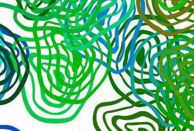 Açık mavi, çizgili yeşil vektör deseni. Basit bir şekilde yepyeni renkli bir tasvir. İşiniz için yepyeni bir tasarım..