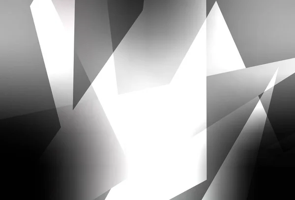 Mise Page Vectorielle Gris Clair Avec Lignes Triangles Illustration Abstraite — Image vectorielle