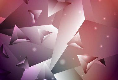 Koyu yeşil, kırmızı vektör düşük polimer arka plan. Yarım ton şeklinde, üçgenli yaratıcı illüstrasyon. İşiniz için yepyeni bir tasarım..