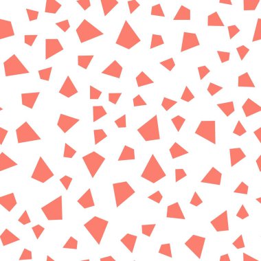 Açık kırmızı vektör pürüzsüz, üçgen şekilli izometrik doku. Üçgenli soyut gradyan çizimi. Kartvizitler, web siteleri için şablon.