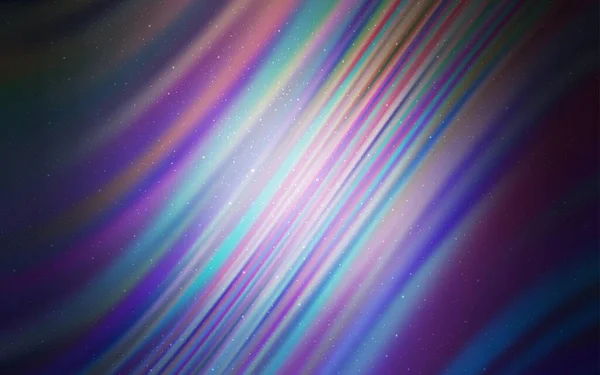 Ανοιχτό Ροζ Μπλε Διανυσματικό Μοτίβο Νυχτερινά Αστέρια Του Ουρανού Glitter — Διανυσματικό Αρχείο