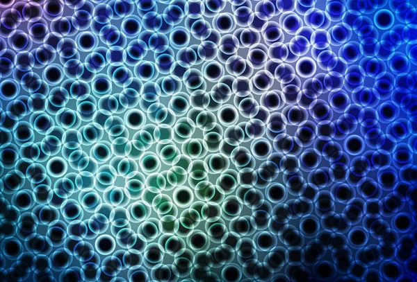 Ανοιχτό Μπλε Διανυσματικό Μοτίβο Σφαίρες Θολή Φυσαλίδες Αφηρημένο Φόντο Πολύχρωμη — Διανυσματικό Αρχείο