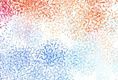 Açık mavi, renkli çizgileri olan sarı vektör dokusu. Bulanık dekoratif tasarım basit bir şekilde çizgilerle. Reklamınız, posteriniz, afişiniz için en iyi tasarım.