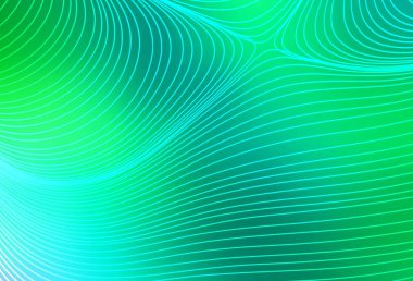 Parlak çizgili açık yeşil vektör arkaplan. Bulanık dekoratif tasarım basit bir şekilde çizgilerle. Reklamlar, posterler, afişler için desen.