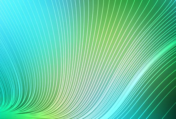 Açık mavi, renkli çizgileri olan yeşil vektör dokusu. Bulanık dekoratif tasarım basit bir şekilde çizgilerle. Reklamlar, posterler, afişler için desen.