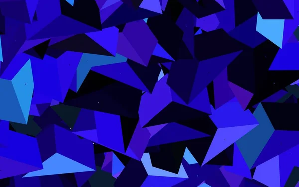 Σκούρο Ροζ Μπλε Διανυσματικό Πρότυπο Κρύσταλλα Τρίγωνα Διακοσμητικό Σχέδιο Αφηρημένο — Διανυσματικό Αρχείο