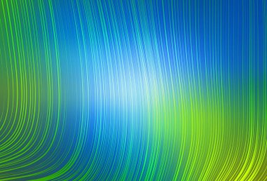 Açık mavi, yeşil vektör bulanık parlak soyut doku. Eğilimli zarif, parlak bir çizim. İş tasarımınız için yeni biçim.