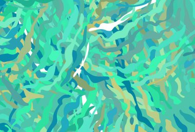 Eğimli çizgileri olan açık yeşil vektör arkaplanı. Yaratıcı illüstrasyon, yarım tonlu ve eğimli. İş tasarımınız için şablon.