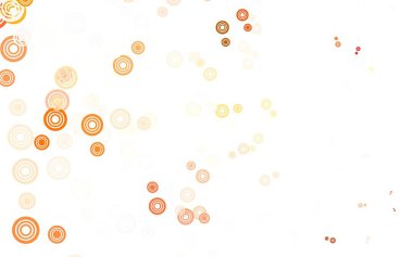 Kabarcıklı açık kahverengi vektör arka planı. Bulanık yağmur damlaları olan soyut bir çizim. Duvar kağıtlarının dokusu için desen.