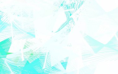 Rastgele şekilli açık yeşil vektör deseni. Soyut tarzda rengarenk gradyan şekilleri olan bir resim. Kartvizitiniz için modern tasarım.