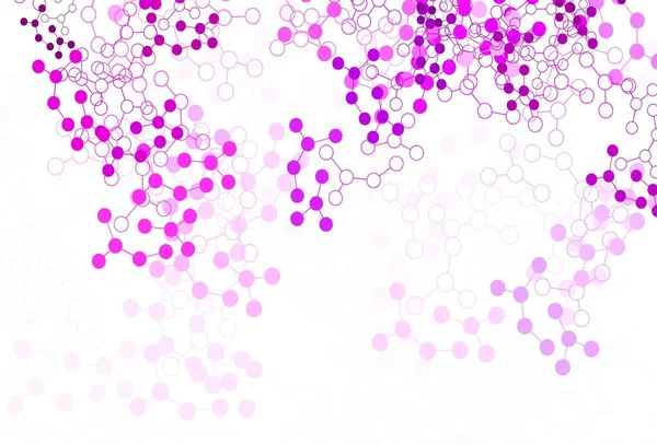 Light Purple Plantilla Vectorial Rosa Con Estructura Inteligencia Artificial Ilustración — Vector de stock