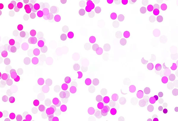 Hellrosa Vektorhintergrund Mit Blasen Unscharfe Blasen Auf Abstraktem Hintergrund Mit — Stockvektor