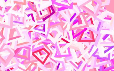 Açık pembe, soyut şekilli sarı vektör arkaplan. Soyut tarzda rengarenk gradyan şekilleri olan bir resim. İşiniz için en iyi akıllı tasarım.