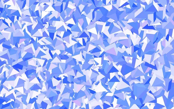 Üçgen biçiminde açık mor vektör dokusu. Soyut arkaplanda renkli eğimli üçgenler. İşiniz için en iyi akıllı tasarım.