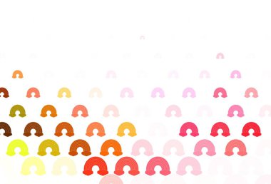 Açık yeşil, kırmızı vektör arkaplan, gökkuşağı, bulutlar. Gradyan gökkuşağı şekilli soyut çizimler. Olayları desteklemek için tasarım.