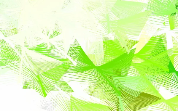 Světle Zelená Žlutý Vektorový Vzor Náhodnými Tvary Moderní Abstraktní Ilustrace — Stockový vektor