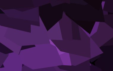 Üçgenli koyu pembe vektör arkaplan. Soyut üçgenli dekoratif tasarım. Broşürler, broşürler için desen