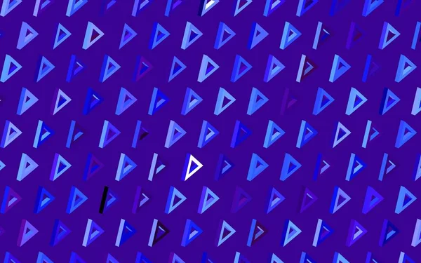 Темно Синій Червоний Векторний Фон Трикутниками Абстрактна Градієнтна Ілюстрація Трикутниками — стоковий вектор