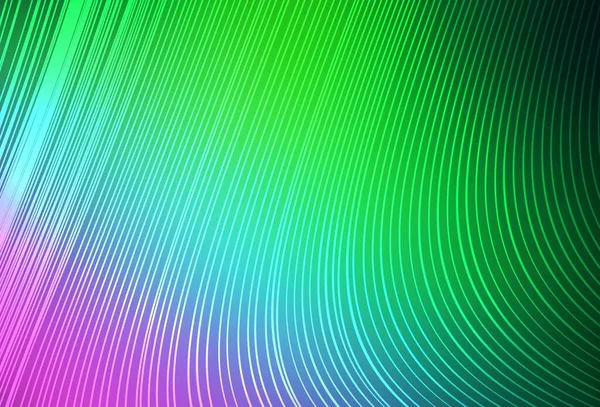 Light Pink Green Vector Background Straight Lines Lines Blurred Abstract — 图库矢量图片