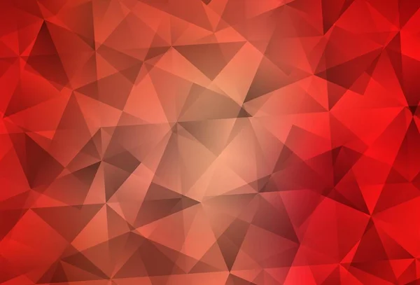 Світло Червоний Вектор Абстрактний Мозаїчний Візерунок Елегантна Яскрава Багатокутна Ілюстрація — стоковий вектор