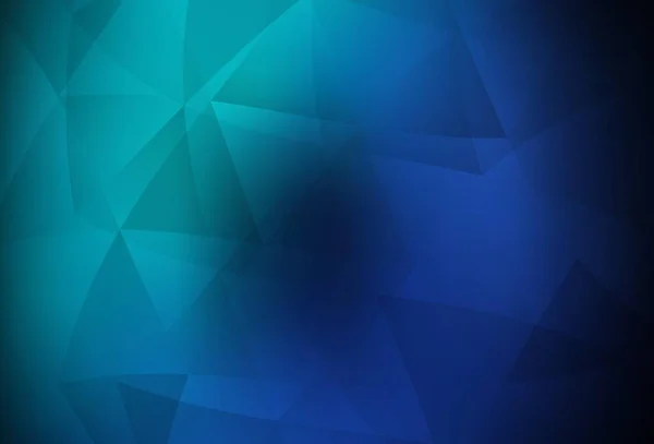Темно Синий Зеленый Вектор Образец Многоугольной Формы Новый Дизайн Вашего — стоковый вектор