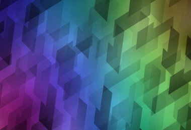 Kare biçiminde ışık çok renkli vektör deseni. Renkli dikdörtgenlerle modern soyut çizimler. İniş sayfası için modern şablon.