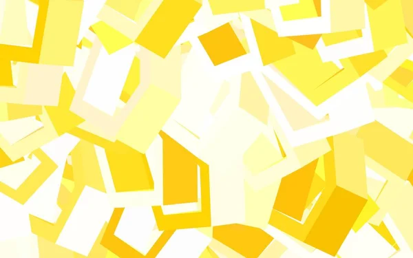 Light Red Yellow Vector Background Hexagons Design Abstract Style Hexagons — Stockvektor